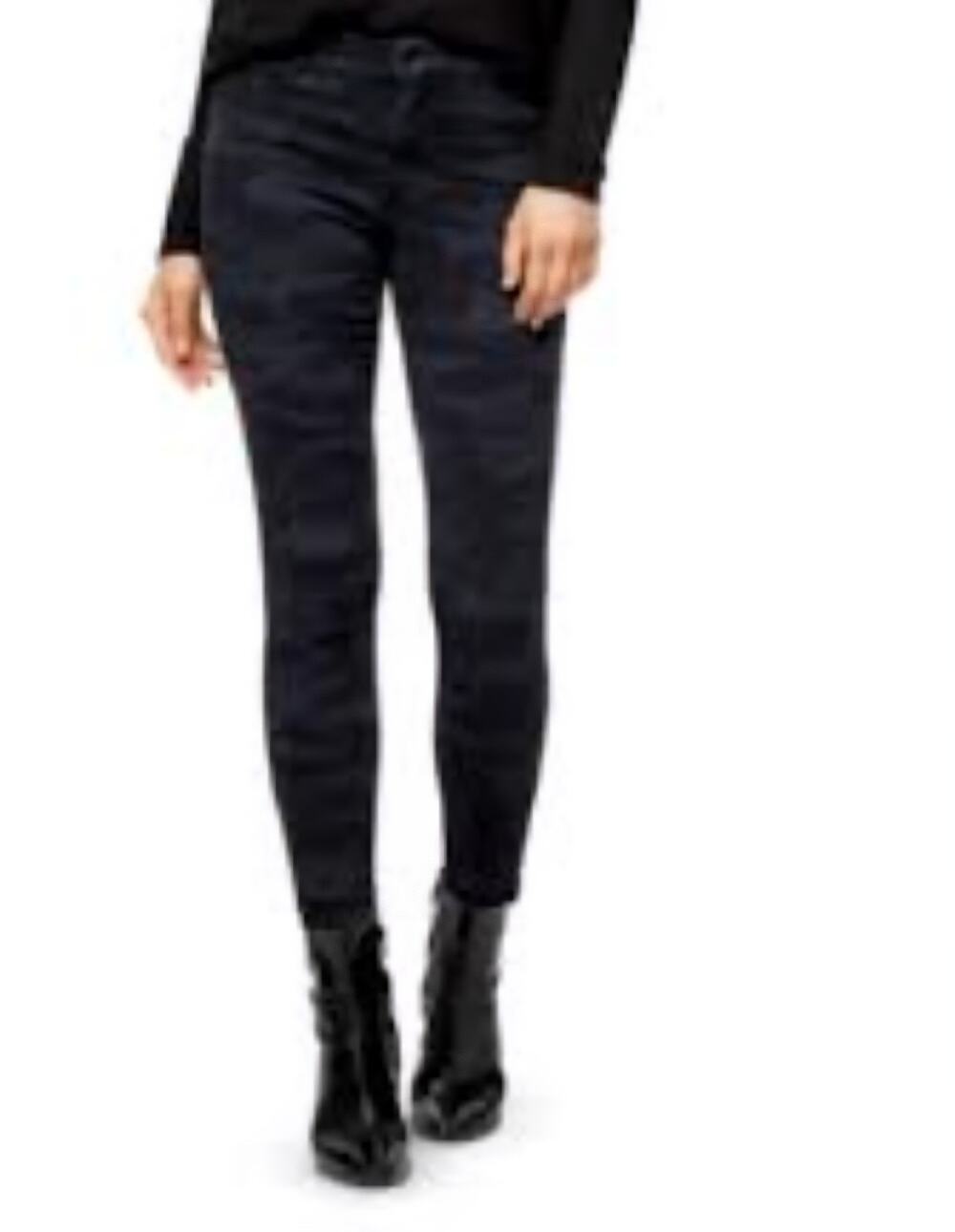 Social Standard By Sanctuary Black Camo Stretch Ankle Skinny Sz.8 #1890